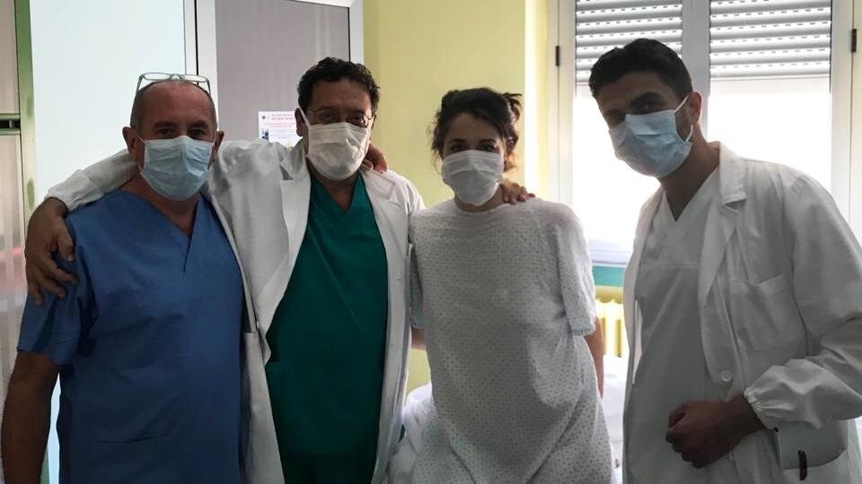 Floortje Meijners operata al menisco