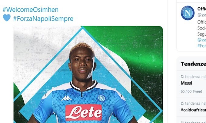 Ufficiale: Osimhen è del Napoli