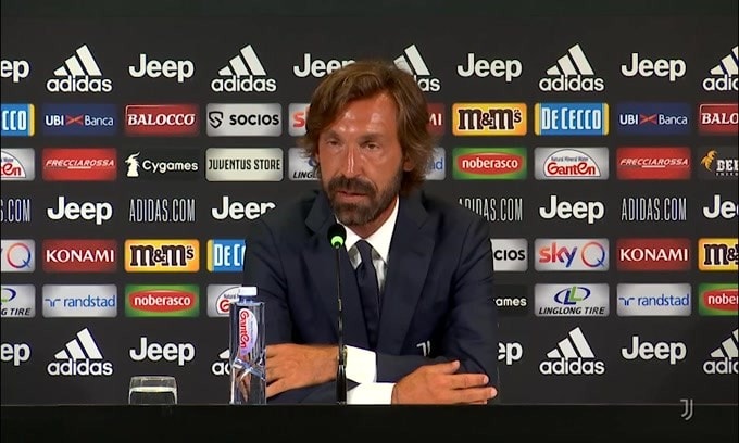 Pirlo: "Apprezzo il gioco di Sarri"