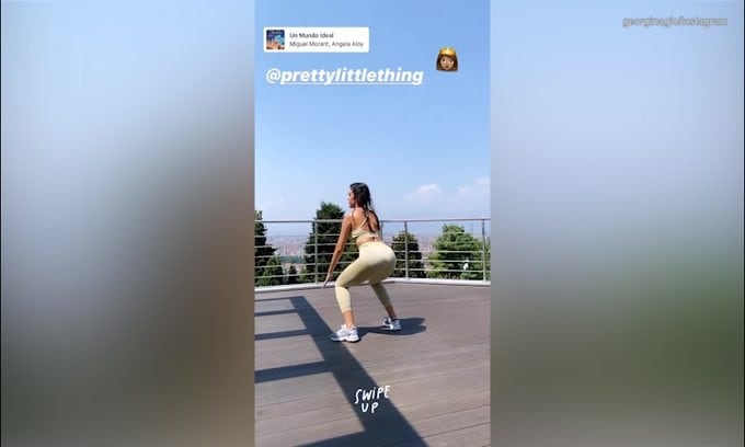 Georgina Rodriguez, squat bollente!