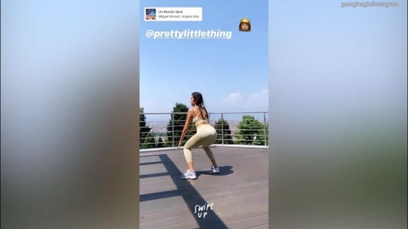 Georgina Rodriguez, squat bollente!