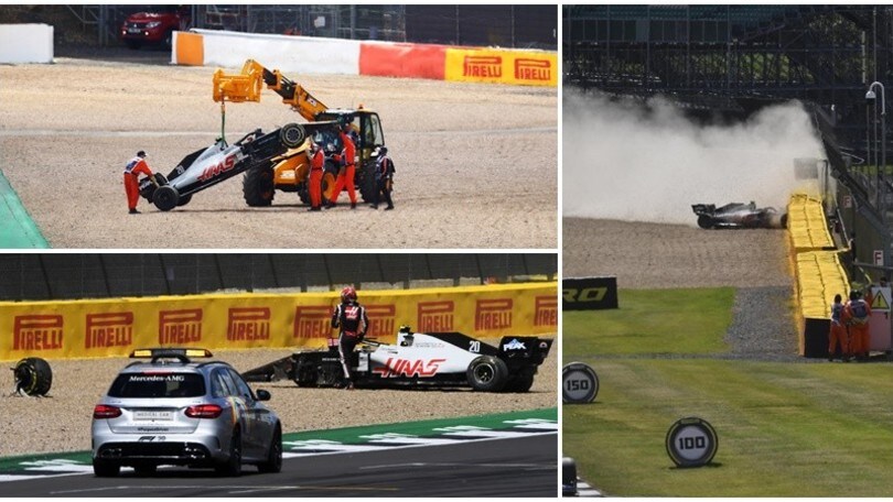 Magnussen, incidente pauroso nel Gran Premio di Silverstone
