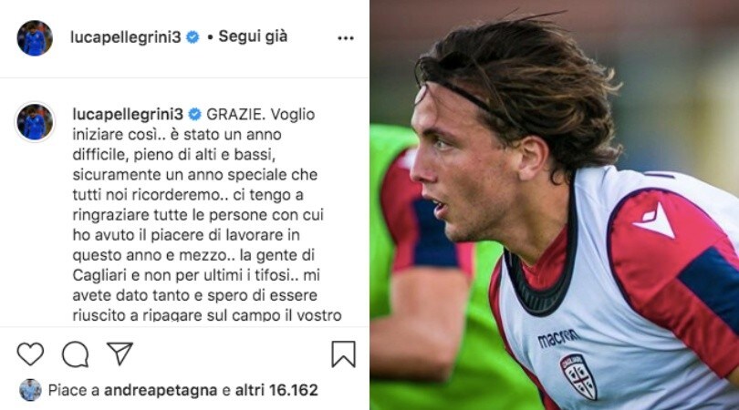 Pellegrini saluta Cagliari: torna alla Juve