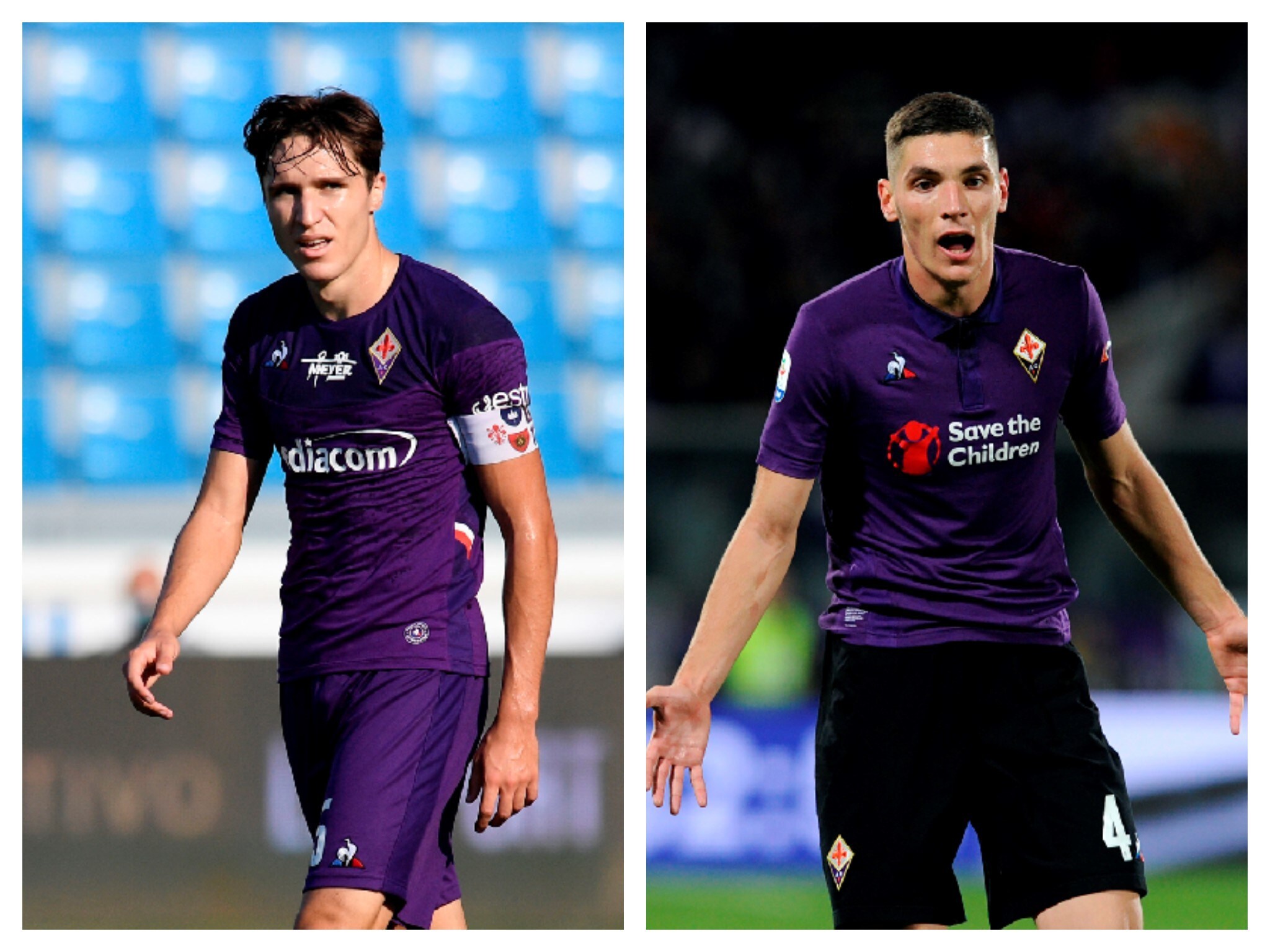 Il Milan vuole la doppietta viola: Chiesa più Milenkovic