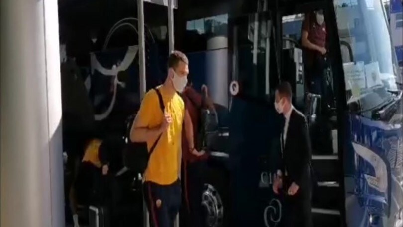 La Roma, parte da Fiumicino  alla volta di Dusseldorf