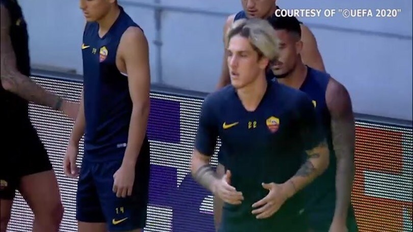 Roma, allenamento con l'obiettivo Siviglia in testa