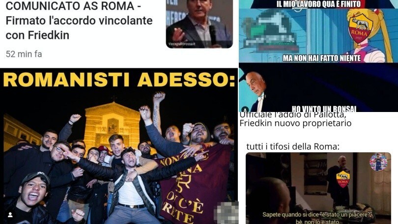 Roma a Friedkin, le reazioni social