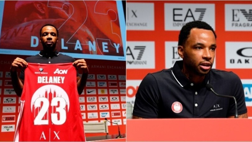 Malcolm Delaney all’Olimpia Milano, la presentazione dell'asso statunitense