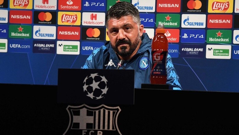 Gattuso: "Barcellona? Il Napoli deve scalare l'Everest. Insigne al 100%"
