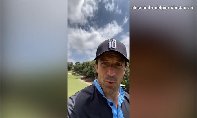 Del Piero, maestro di Golf...in azione!