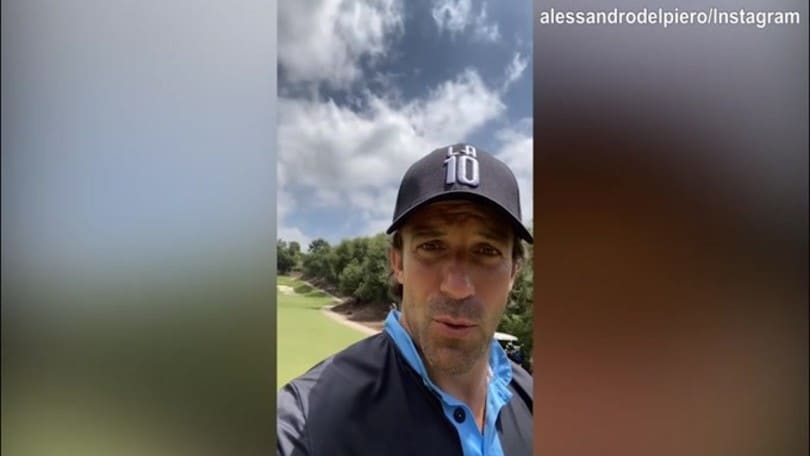 Del Piero, maestro di Golf...in azione!