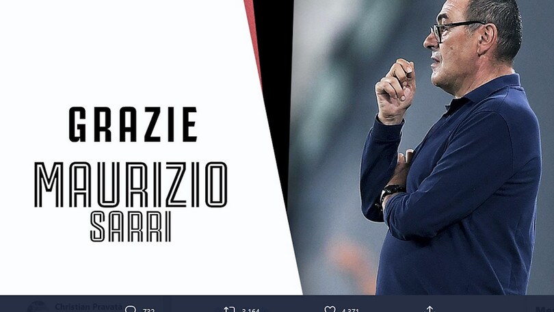 Ufficiale: la Juve ha esonerato Maurizio Sarri
