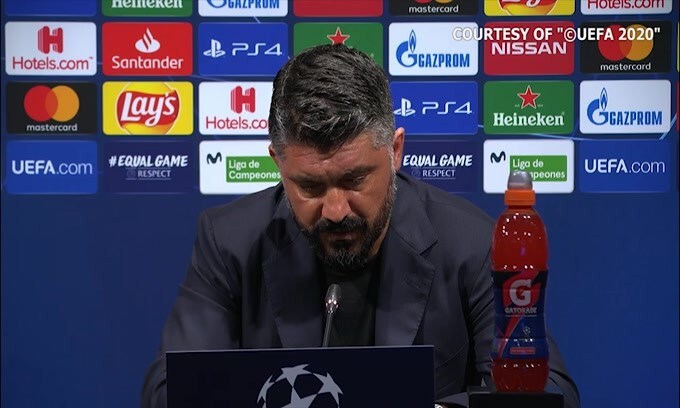 Gattuso: "Amarezza e rammarico per il risultato"