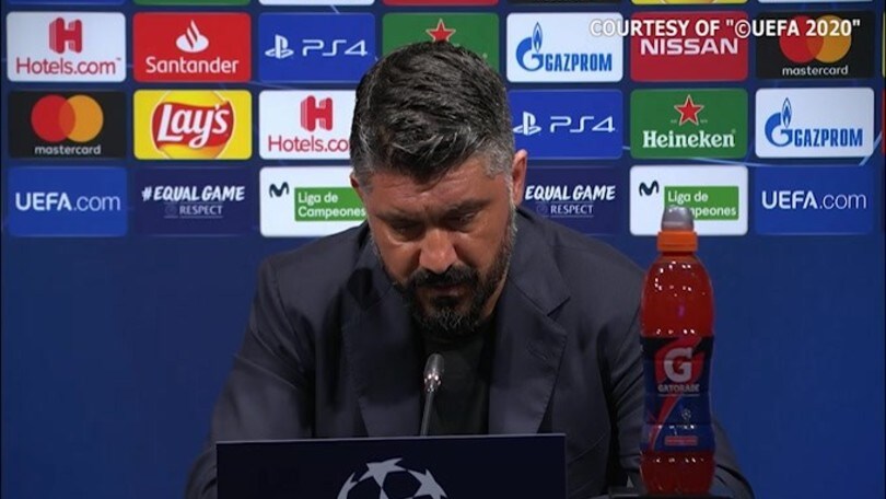 Gattuso: "Amarezza e rammarico per il risultato"