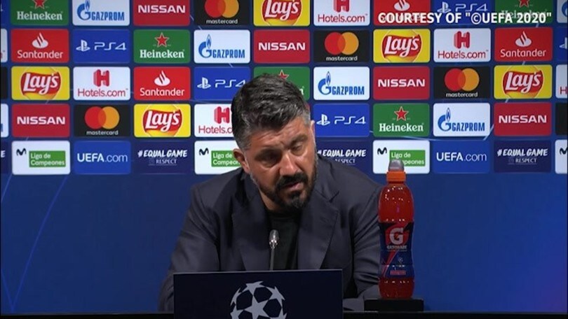 Gattuso: "Il primo gol del Barca non è regolare. Anche ieri a Torino.."