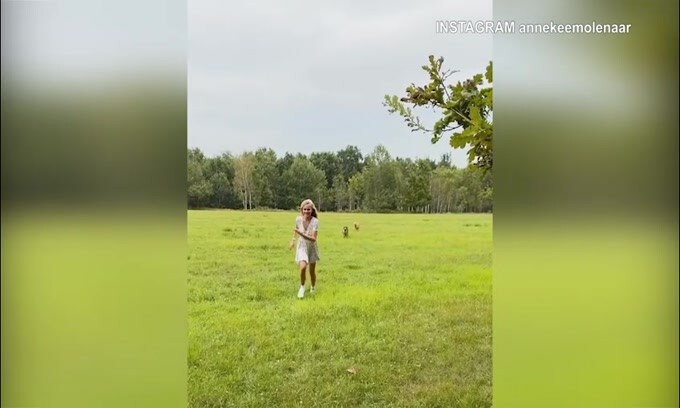 Annekee, la fidanzata di De Ligt che ama i cani