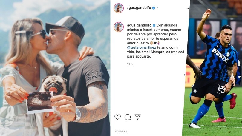 Inter, Lautaro presto papà: Agustina è in dolce attesa