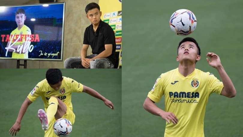 Kubo al Villarreal, presentazione in grande stile