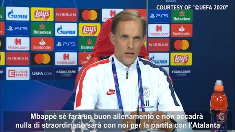 Tuchel: "Mbappé ci sarà con l'Atalanta"