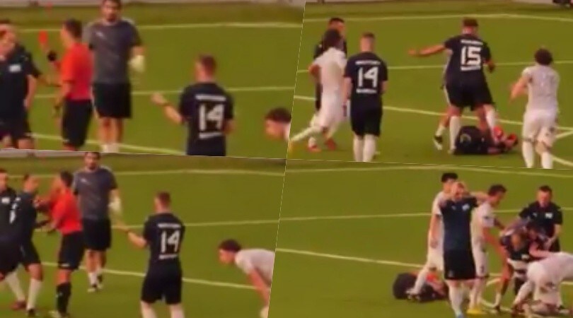 Russia, follia Shirokov: pugno all'arbitro durante partita amatoriale FOTOSEQUENZA