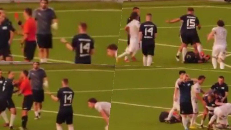 Russia, follia Shirokov: pugno all'arbitro durante partita amatoriale FOTOSEQUENZA