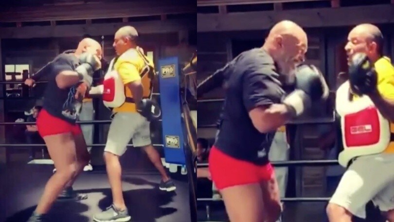 Tyson, che colpi in allenamento: è ancora "Iron Mike"