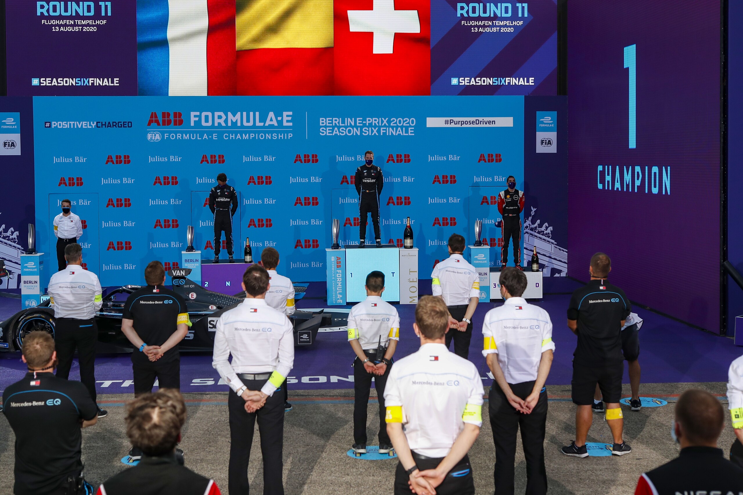 F.E. ePrix Berlino Round 11: la Stagione 6 finisce con doppietta Mercedes