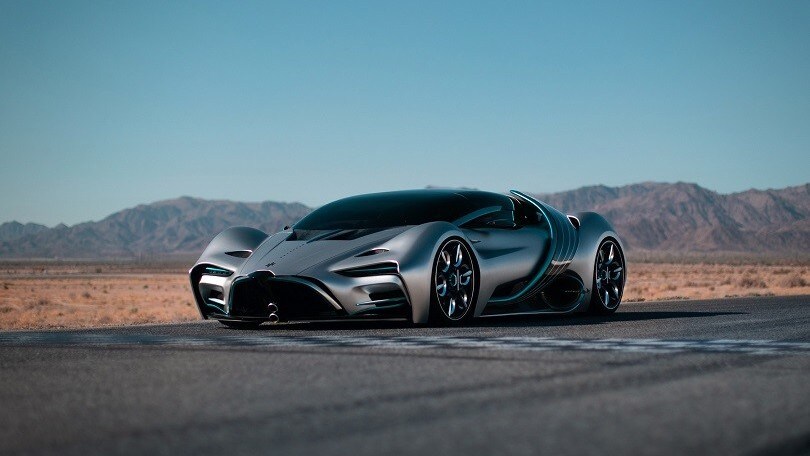 Hyperion XP-1, l'idrogeno spinge la hypercar del Sole