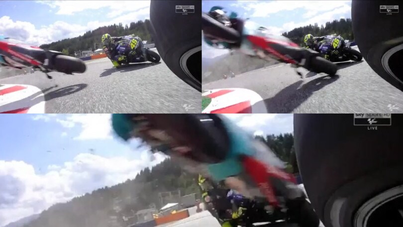 Incidente choc tra Zarco e Morbidelli! Rossi salvo per miracolo