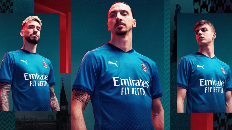 Milan, ecco la terza maglia 2020-21: Ibrahimovic tra i testimonial