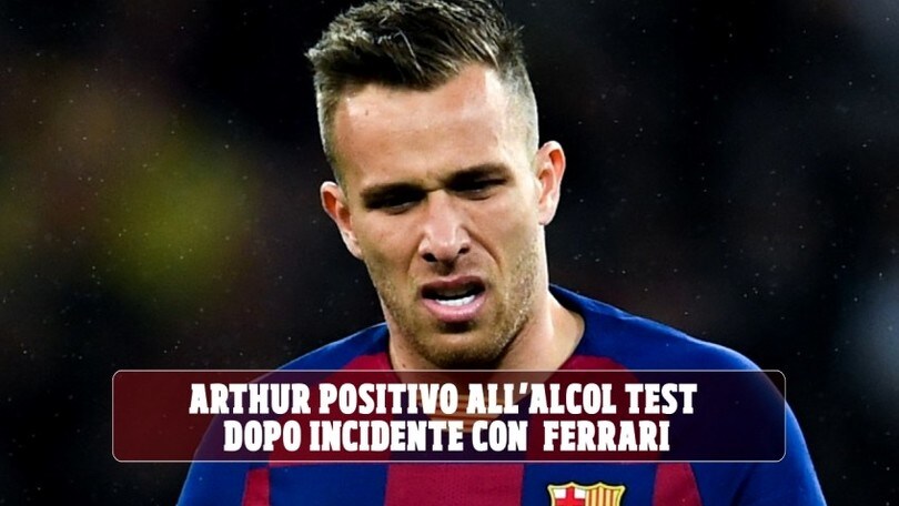 Juve, Arthur positivo all'alcol test dopo un incidente con la sua Ferrari