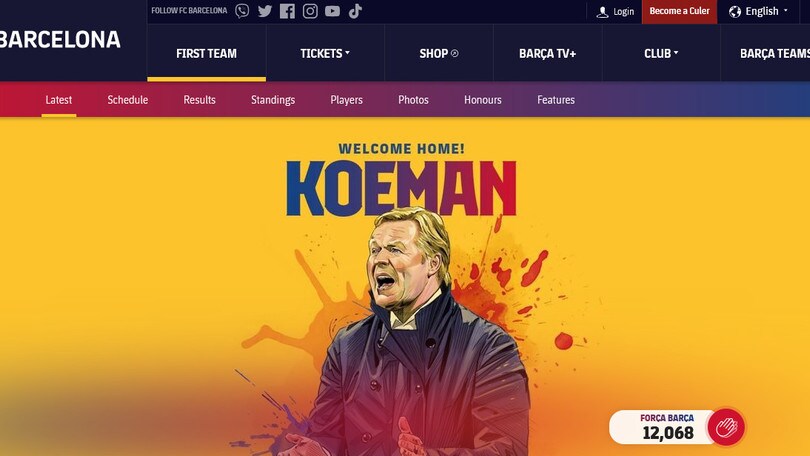 Ufficiale: Koeman allenerà il Barcellona