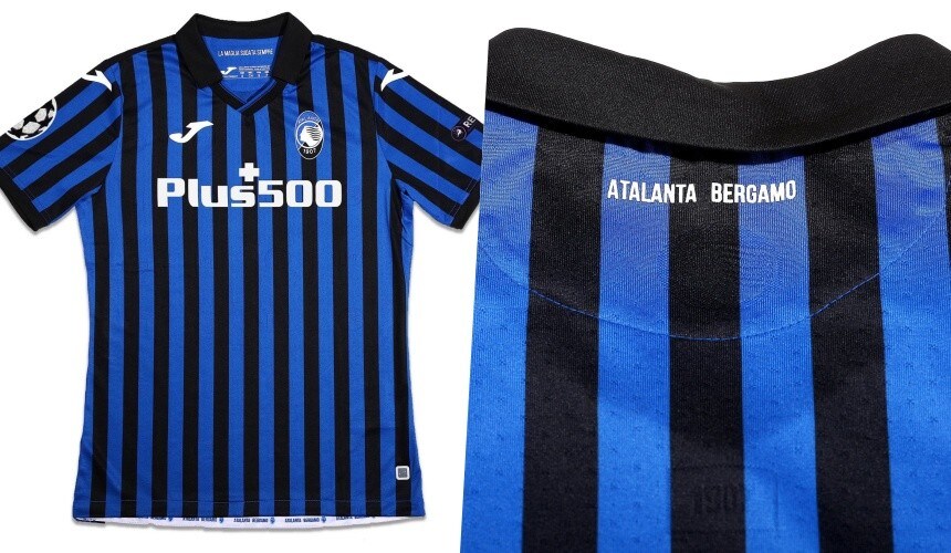 Atalanta, nome "Bergamo" su maglia Champions