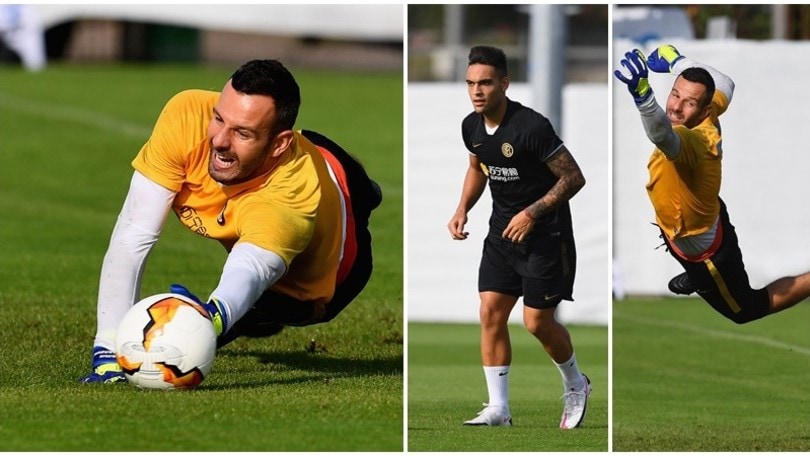 Inter, sorrisi in allenamento per la finale di Europa League