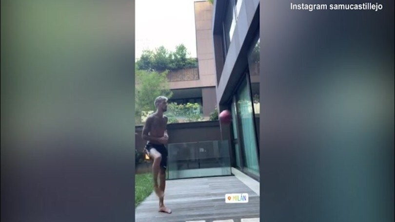Milan, ecco l'allenamento di Castillejo