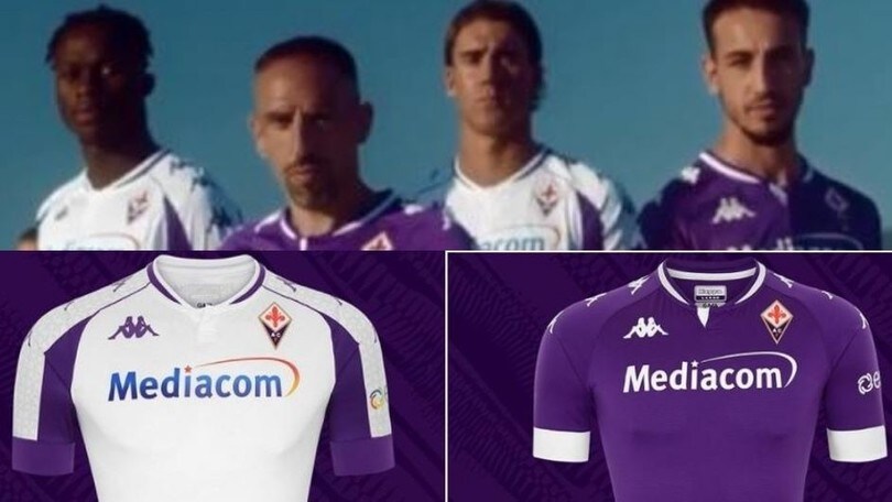 Fiorentina, ecco le nuove divise con Ribery e Castrovilli