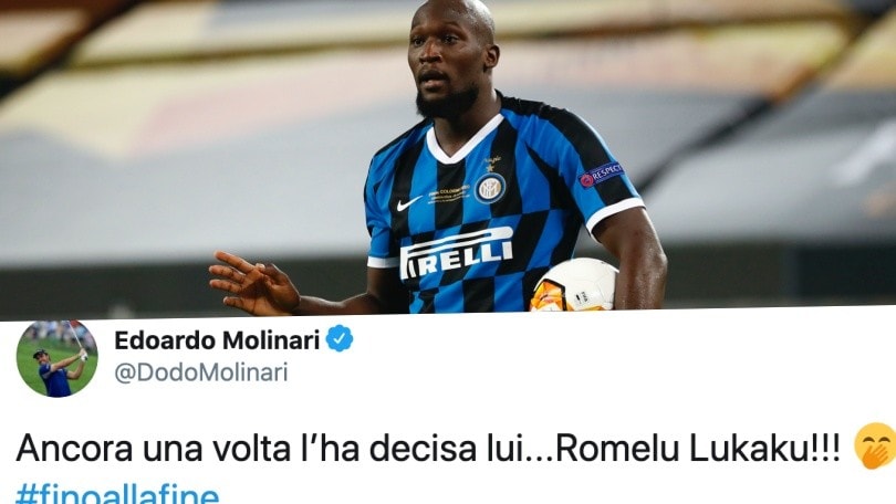 Juve-Inter da social: Molinari su Lukaku e il like di Marchisio