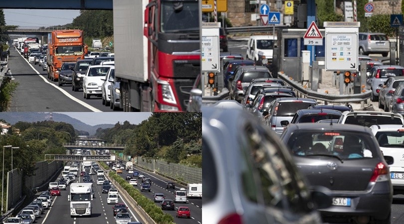 Il rientro dalle vacanze: l'autostrada Roma-Napoli è bloccata!