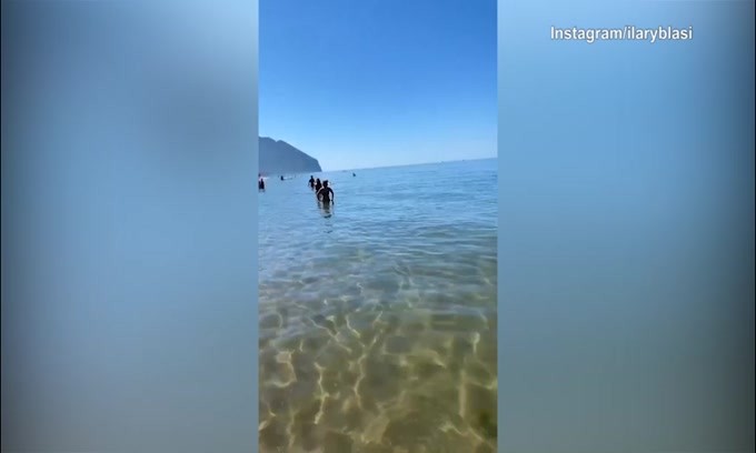 Ilary Blasi, relax tra mare ed animali