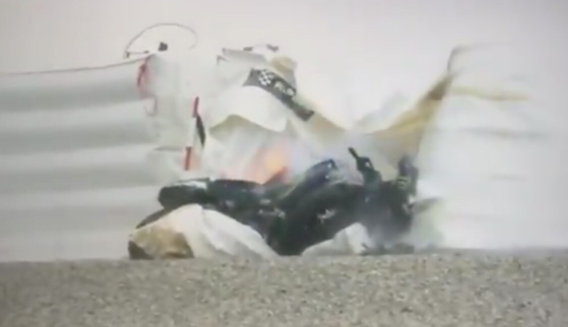 GP Stiria, Vinales freni ko: si lancia sull'asfalto a 230 km/h, è illeso