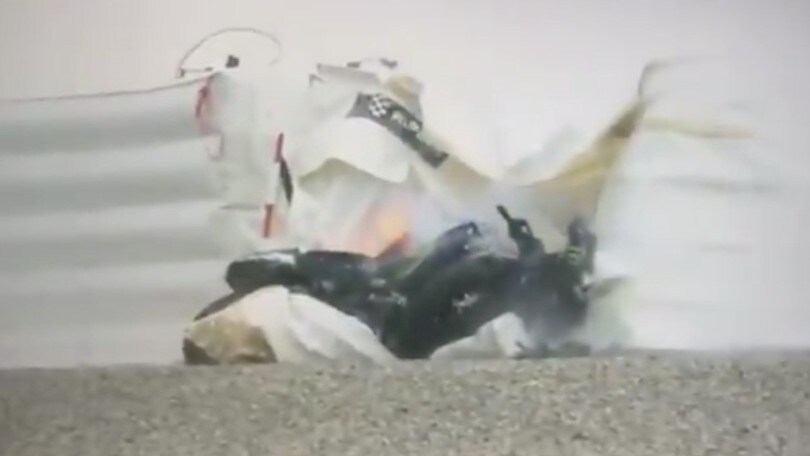 GP Stiria, Vinales freni ko: si lancia sull'asfalto a 230 km/h, è illeso