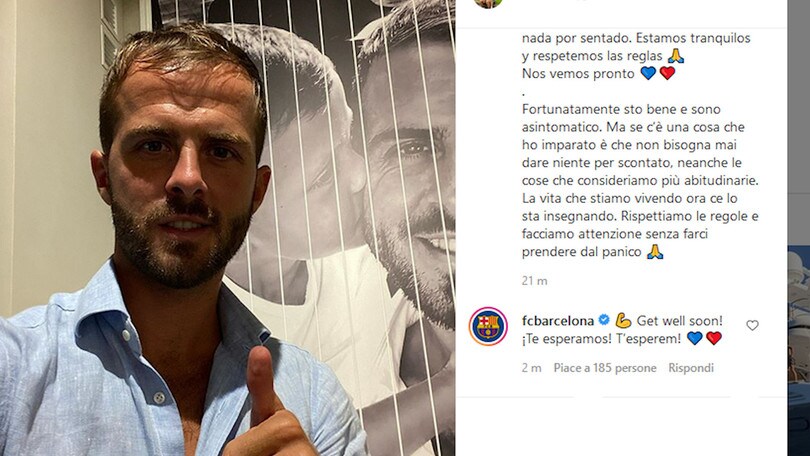 Il Barca comunica: "Pjanic positivo al Covid-19"