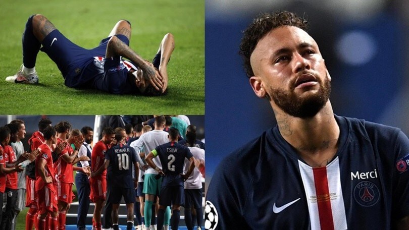 Psg ko col Bayern, Neymar è inconsolabile
