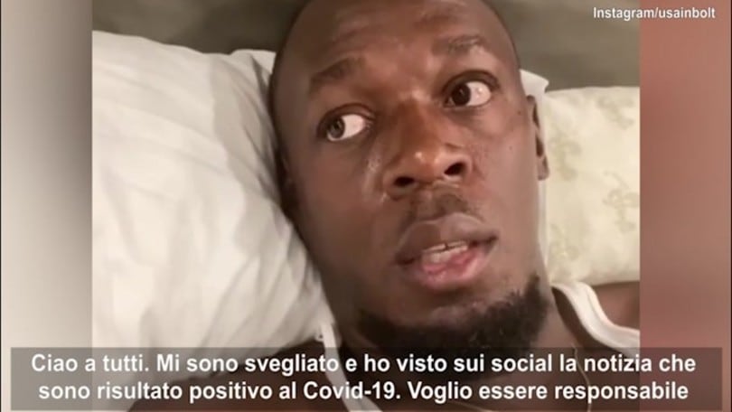 Bolt annuncia: "Positivo al Covid-19. Sono asintomatico"
