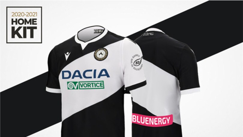 Udinese, svelata la nuova maglia: richiama quella di Zico