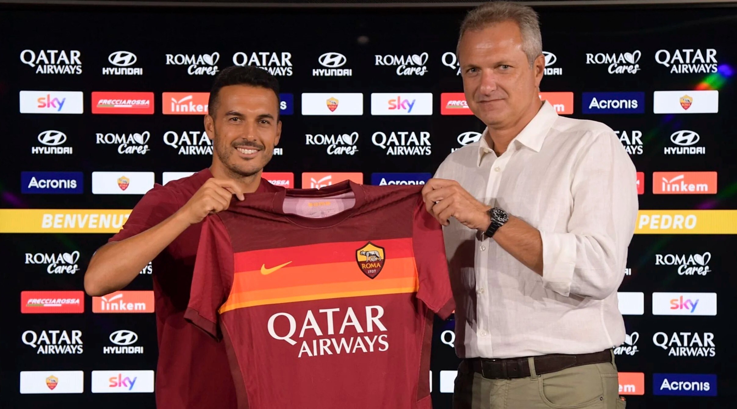 Roma, ufficiale: Pedro è giallorosso. "Sono felice di essere qui"