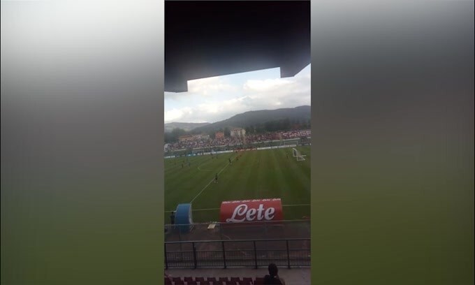 Napoli, l'allenamento pomeridiano a Castel di Sangro