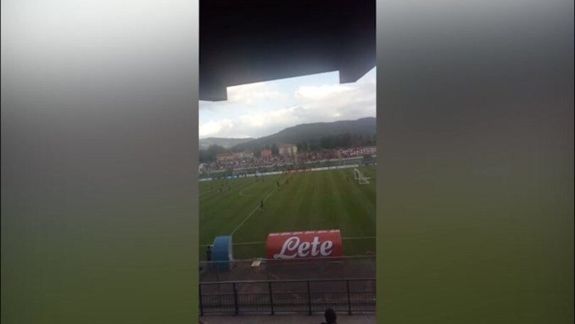 Napoli, l'allenamento pomeridiano a Castel di Sangro