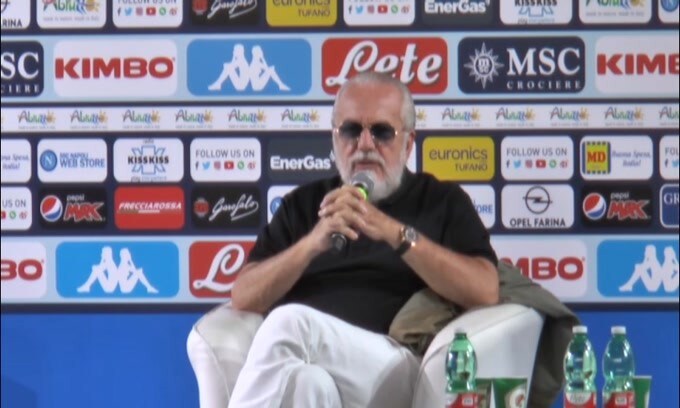 De Laurentiis: "In tv ci sono alcune partite che non vede nessuno"