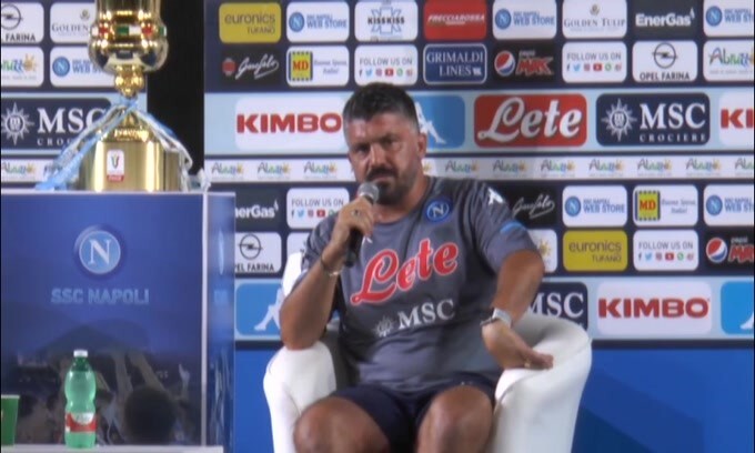 Gattuso: "Contento della squadra che alleno"